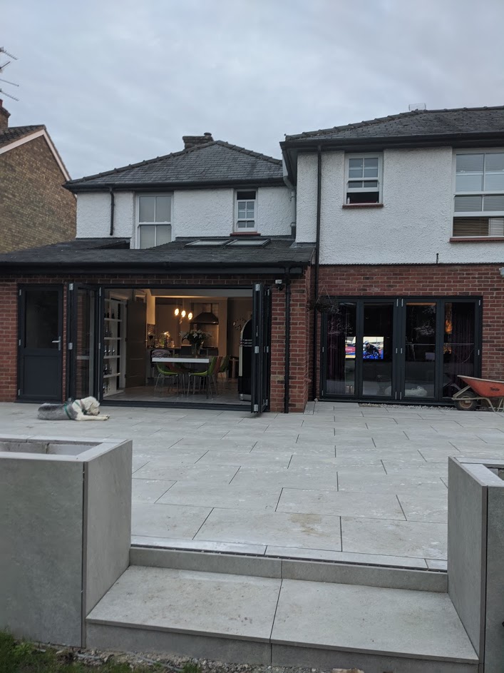 A work in progress photo, almost complete and already looking superb!