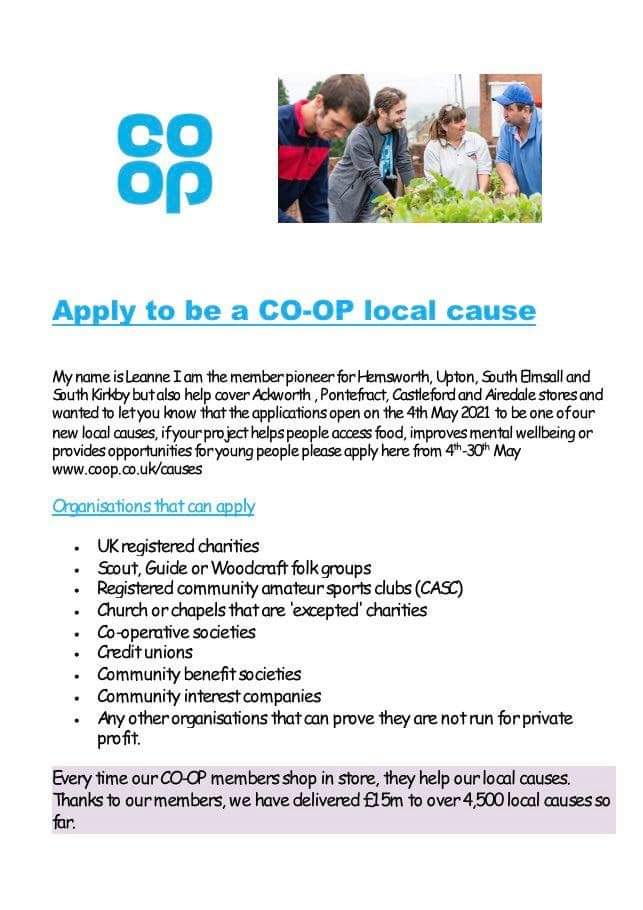 Get ready to apply #coopuk #itswhatwedo #coop #coopcollegue #memberspioneer #cooplocalcause