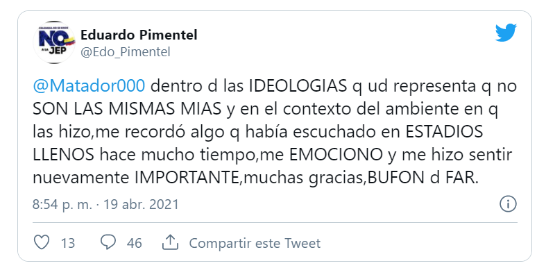 Matador000's tweet photo. 🅱uenos días familia uribista, nos escri🅱e desde 🅱oyacá Eduardo 🅱imentel este 🅱eligerante y 🅱elicoso trino. 
Puedo notar por su ortografía que lo escri🅱ió tan emocionado que sus lagrimas empaparon sus Crocs.

Olvida ya tu pena con el 🅱alón y disfruta la caricatura.

🅱esos https://t.co/gTEIMskeWN
