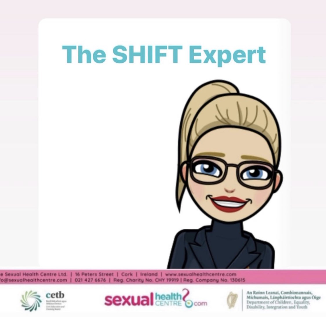 Introducing The SHIFT Expert👋🏻  

Answering youth sexual health questions (relationships, consent, contraception, sex, myths, STIs, HIV, gender, sexuality etc) over on Instagram.com/shc_hub 

Youths can ask questions anonymously via DM or through the question box on stories