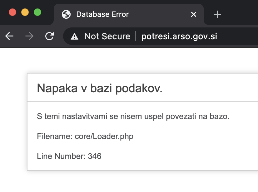 Lucifix's tweet photo. Kako ves, da je bil #potres? Ko Arsotova stran ni več dosegljiva 😂 https://t.co/WcECIpGdbr