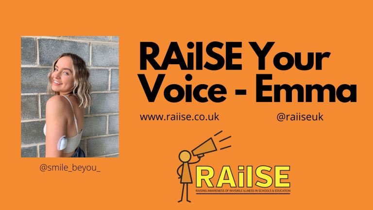 New Blog 📣 Continuing our series 'RAiISE Your Voice', we hear from Emma (@smile_beyou_ on Instagram) Emma shares her experience of growing up with Type 1 diabetes and how she has grown in confidence in being open about her condition. raiise.co.uk/2021/04/19/rai…