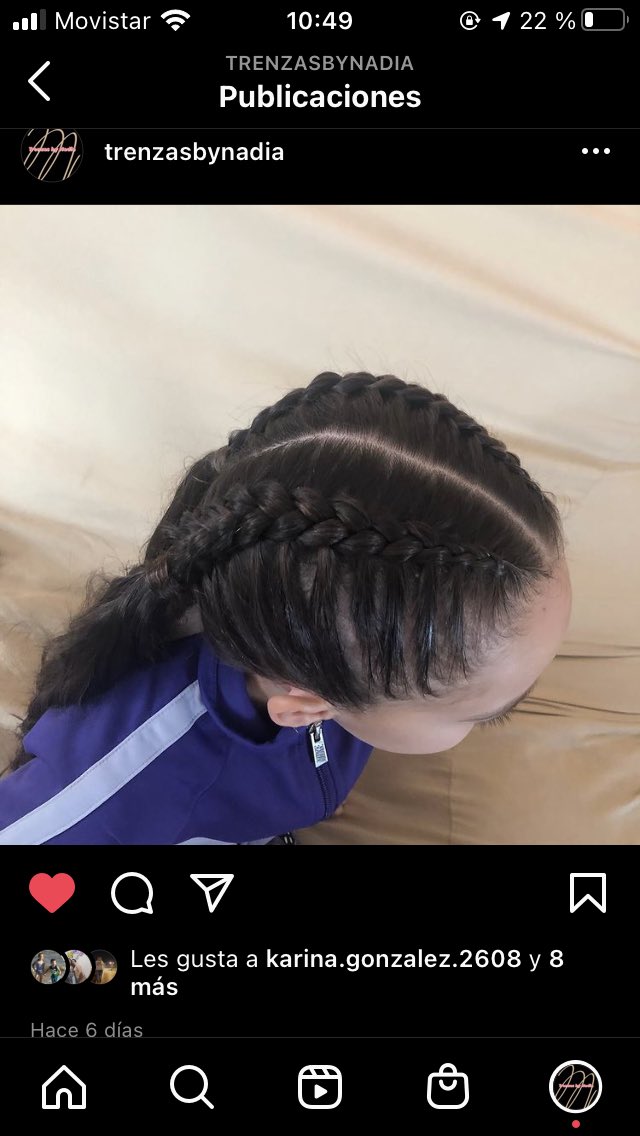 Hola ❤️ estoy haciendo trenzas a voluntad para practicar,me ayudarían mucho siguiéndome en mi Instagram @trenzasbynadia y dándole rt ❤️🙌🏻gracias !