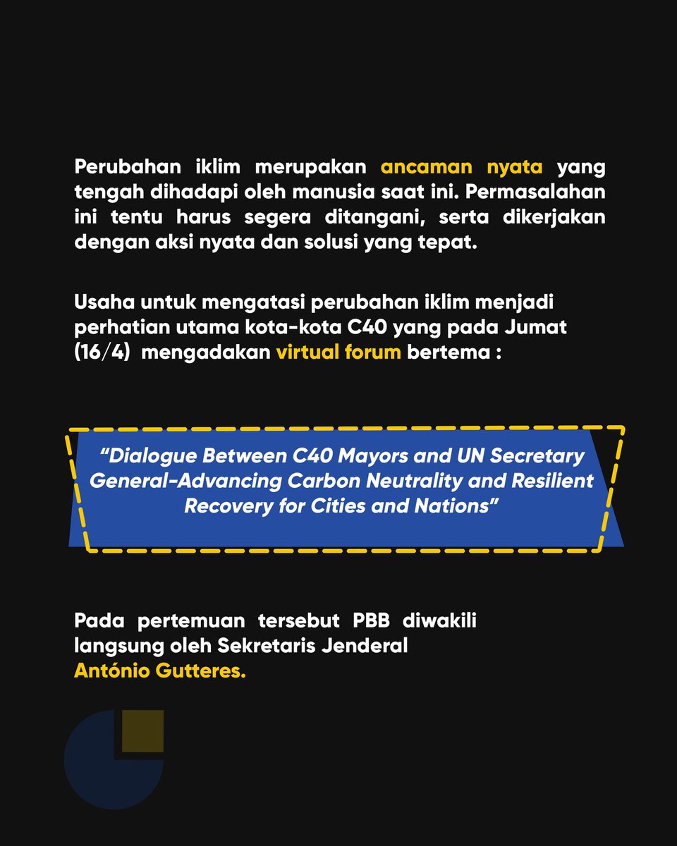 ir_corner's tweet photo. Dua usulan Anies Baswedan mendapat respon positif dari Sekjen PBB António Gutteres. Bagaimana menurutmu usulan tersebut dapat mendukung upaya PBB untuk mengatasi perubahan iklim?

#InternationalRelations #HubunganInternasional #IRCorner #C40Cities #UN #PBB #ClimateChange https://t.co/pSS5XAP6AR