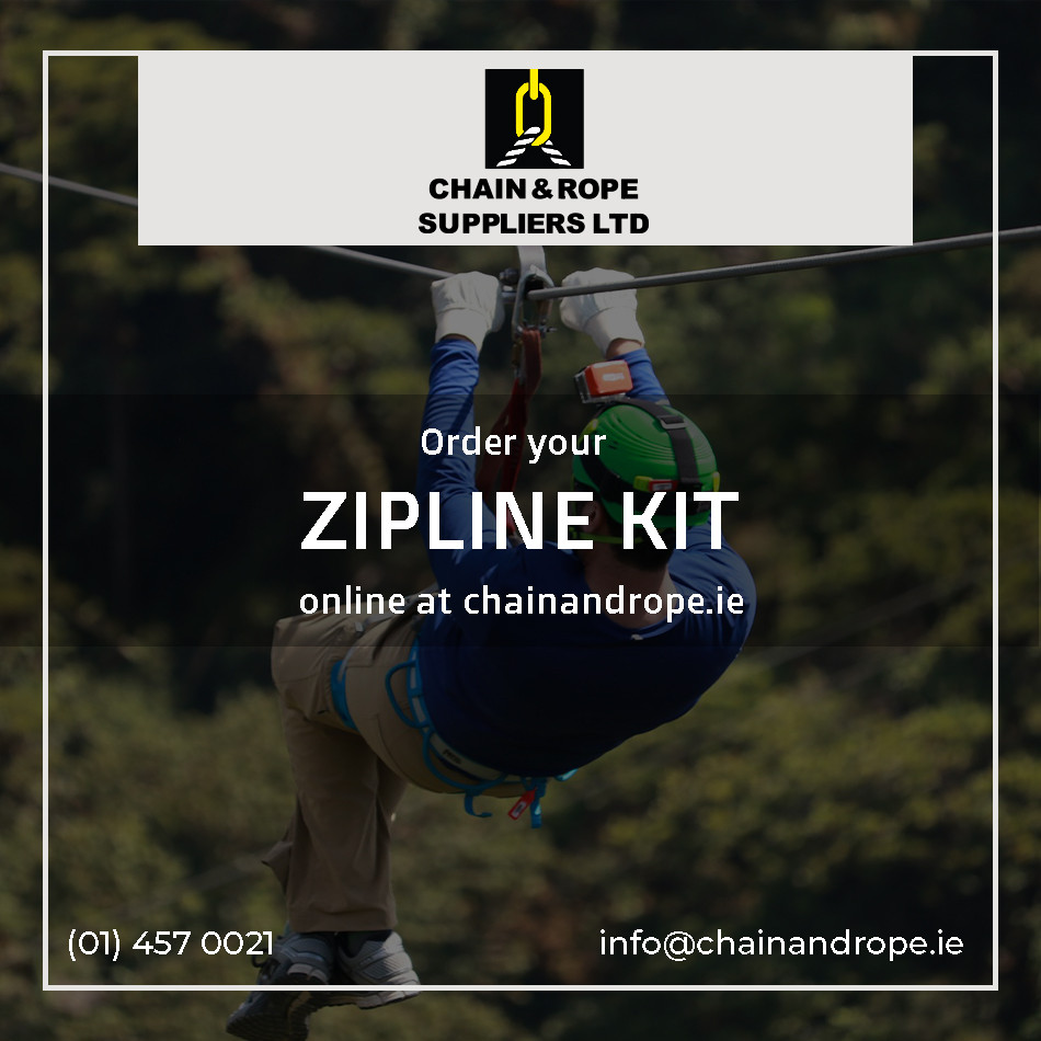 ChainAndRopeLTD's tweet photo. Order your zipline kit online today!🧐https://t.co/OmPMtOgAnl 
We stock all of the components and fittings necessary to build a zip line. We supply zip line kits to large adventure and outdoor activity centres as well as customers wanting to build a zip line in their own garden😎 https://t.co/mgTrNY6eWm