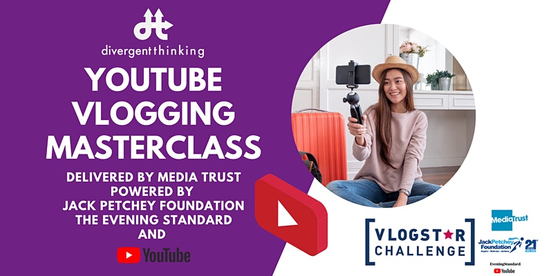 TODAY AT 12!

Free YouTube Vlogging Masterclass | In partnership with Media Trust