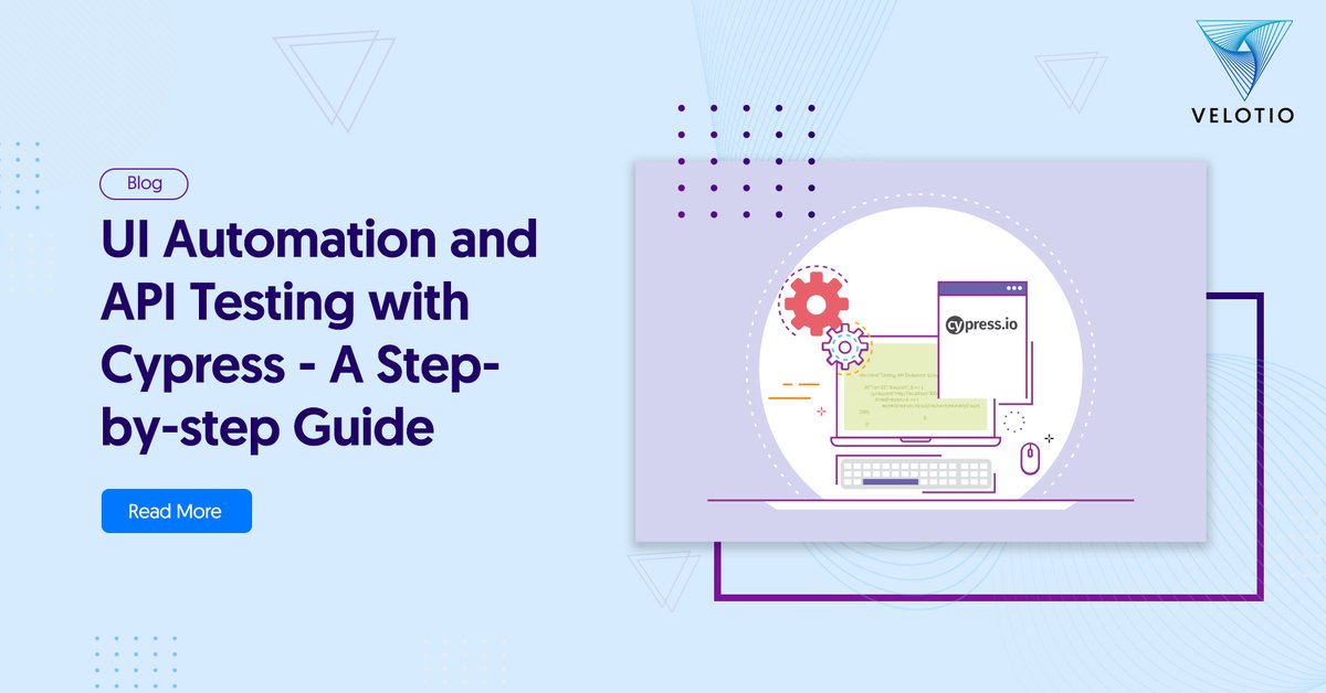velotiotech's tweet image. Cypress is an excellent end-to-end automation framework for web applications. Learn how to use it as a full-stack test automation tool with our step-by-step guide.
Read more → bit.ly/2Pac4T6
#FullStackTesting #Cypress