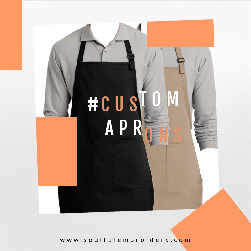 SoulfulEmbroid's tweet photo. Look what's NEW! #aprons #custom #personalized #yourlogo #restaurants #bakery #artist #crafting #foodtrucks #soulfulembroidery #embroiderygifts #apollobeach #riverview #southshore #tampa #Florida https://t.co/33gsiQFsbM https://t.co/6vTsB4wdYL