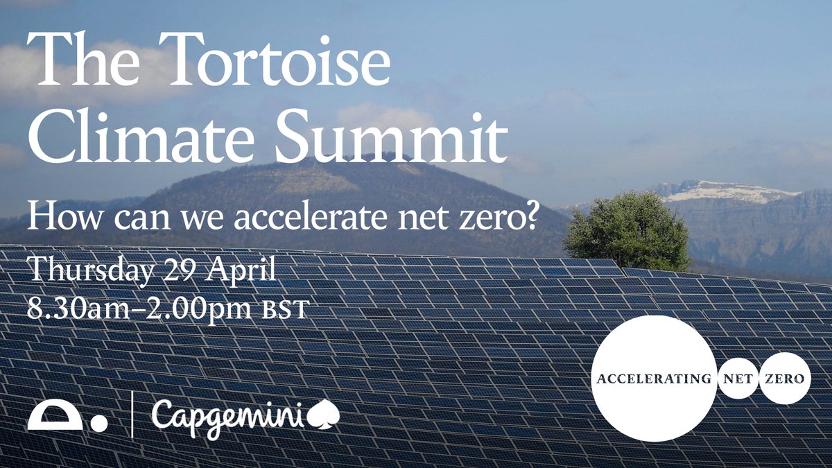 Only 13 countries in the world have laws requiring them to reach net-zero by 2050. That’s 13 out of 193. 1 tonne of CO2 emissions in 15.

We need to move faster. Take a look at the data below and join us at the #TortoiseClimateSummit next week 👇
torto.se/2O0ziu8