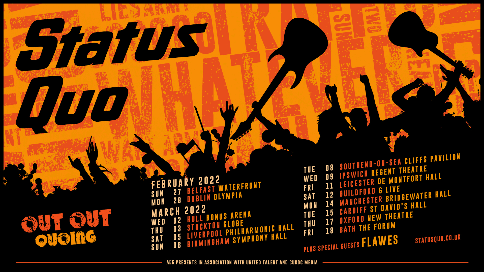 Status Quo Tour Poster News Report