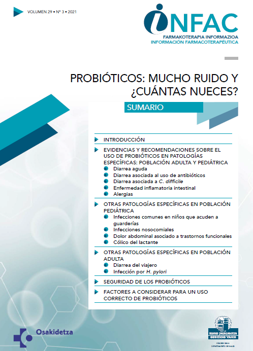 (Infac) Probióticos: mucho ruido y ¿cuántas nueces? Evidencias y recomendaciones en adultos y niños, seguridad, uso correcto, etc. euskadi.eus/contenidos/inf…