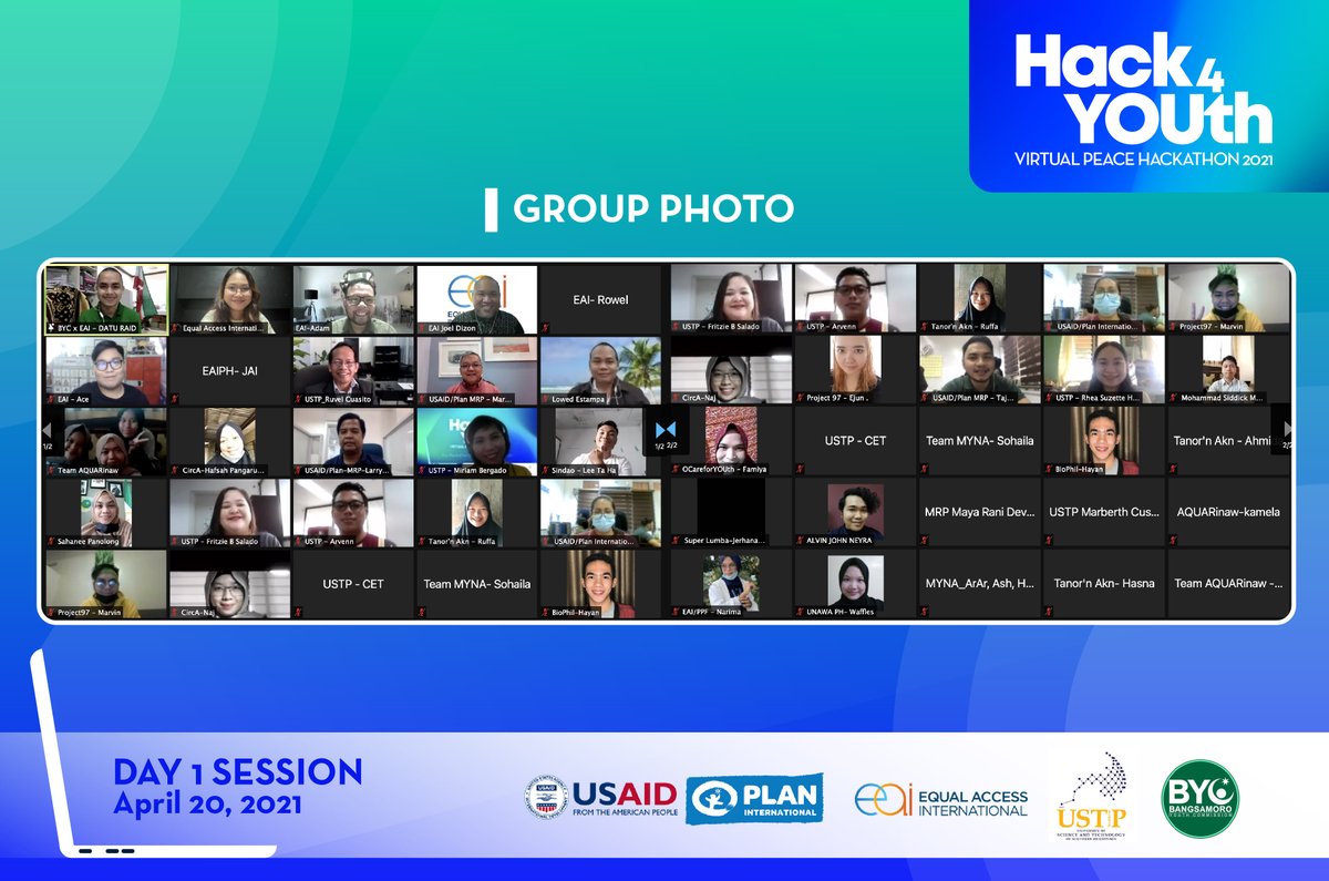 EqualAccessPH's tweet photo. First day of the #Hack4YOUth and we are already feeling the spark of turning ideas into solutions from our 10 participating teams.
Today's session focused on #DesignThinking and how to effectively characterize the target users' persona to understand their needs.
#OURmindaNOW https://t.co/Imyn4PMGtf