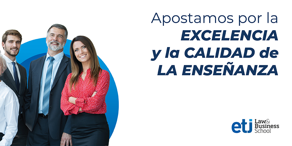 ETJinfo's tweet photo. ¿Te has preguntado por qué elegir ETJ Law &amp; Business School? La enseñanza académica y la evaluación del profesorado son clave en la calidad de la enseñanza para que TÚ puedas alcanzar la excelencia profesional.
 ➡️ https://t.co/uvrTfT6TRU

#etj #law #business #abogados #lawyer https://t.co/C26Eh9PIRv