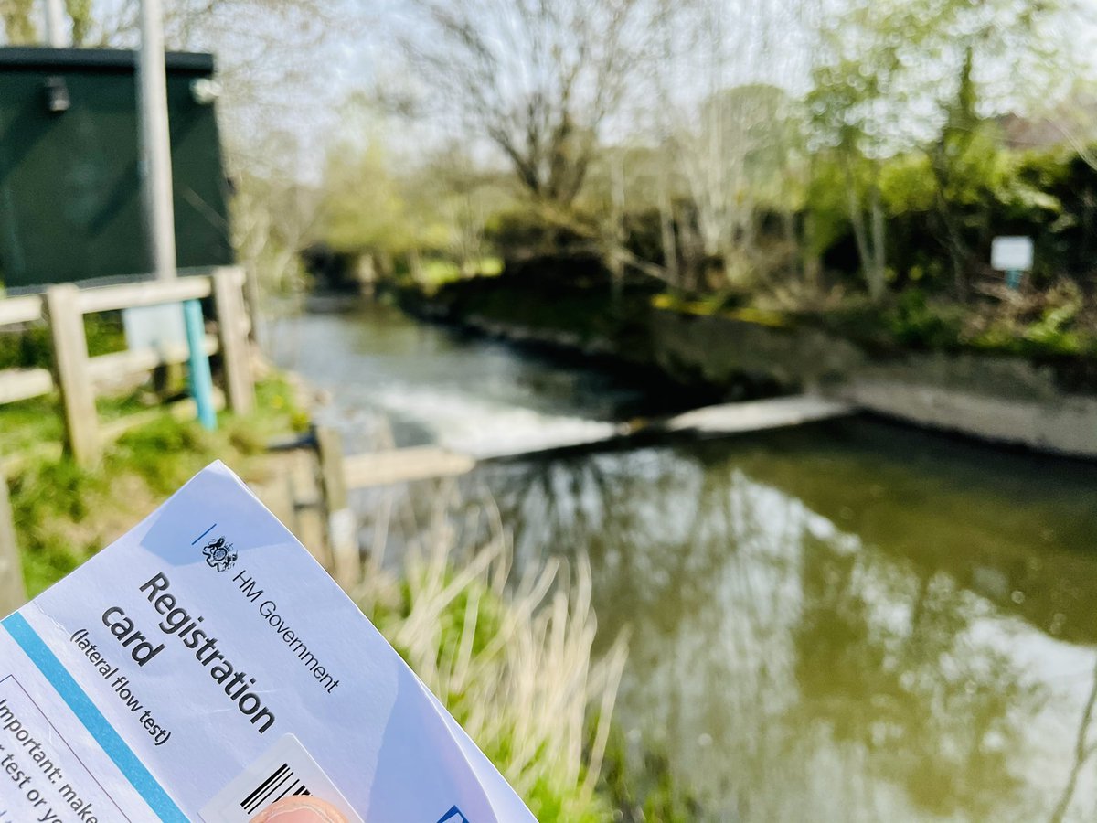 Measuring rivers in #Shropshire today.
Flow measuring equipment ✅
Lifejacket ✅
Negative COVID-19 test ✅
We can now test twice a week to ensure we’re as safe as possible when at work.