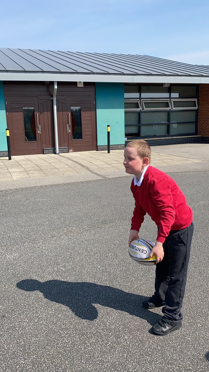 Enjoying using our new PE equipment this lunchtime!