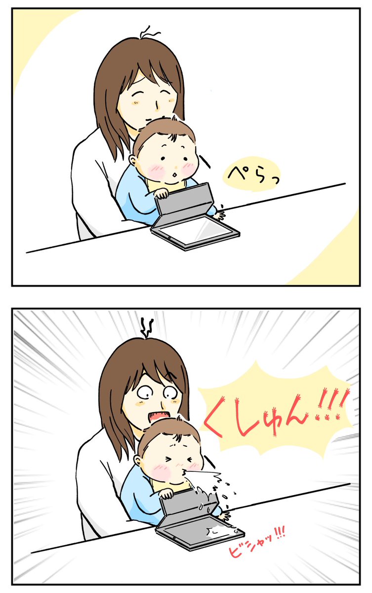 幼児に狙われた、iPadの悲劇。

 #漫画が読めるハッシュタグ
 #育児絵日記 #さのさん3姉弟 