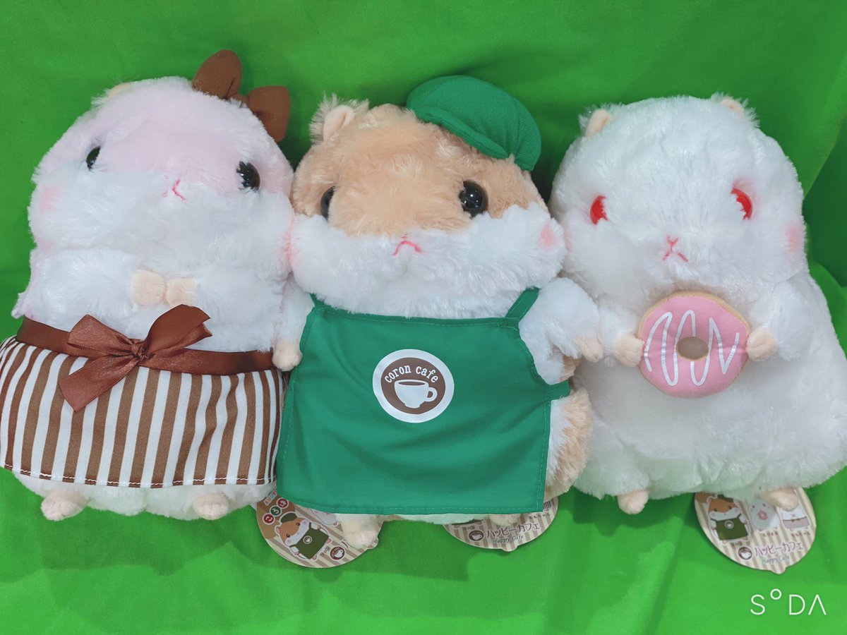 新品　ころはむコロンハッピーカフェＢＩＧ　ももちゃん　ぬいぐるみ ≪3月の新商品≫アミューズプライズーNEW ITEM！☆ころはむ