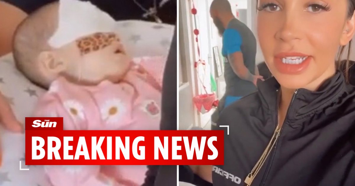 Ashley Cain's daughter Azaylia rushed into hospital
