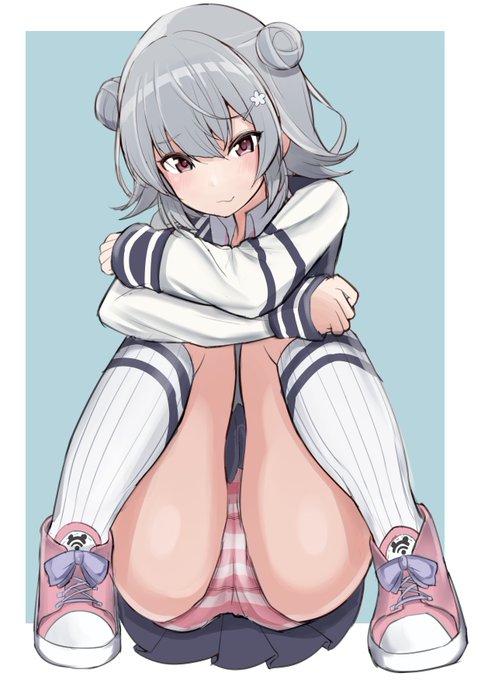 こはるり「どこ見てんスか…?」(skebより) 