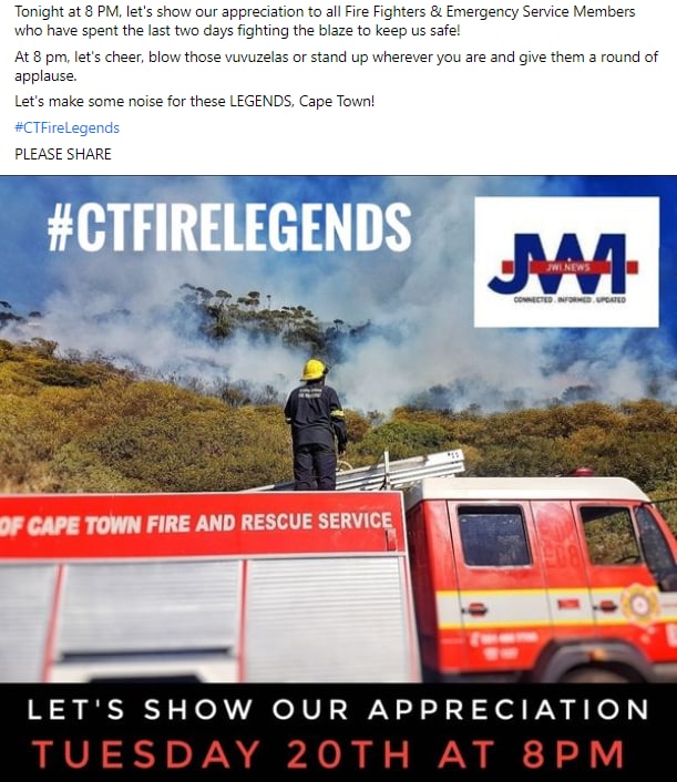 denverjordaan's tweet image. #CapeTownFires