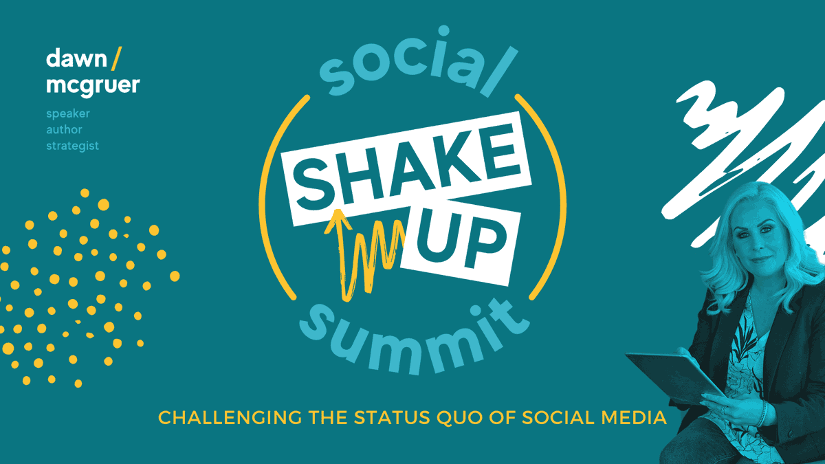 buff.ly/2Q9b9mr
Book your free place on <a href="/DawnMcgruer/">Dawn McGruer</a> 's Social Shake Up Summit! 

A 1-day online summit to shake up social:
🎉 breaking down social media stigma
🎉 Encouraging diversity and inclusion
🎉 the power of positive mindset.

Sign up now and shake up your socials