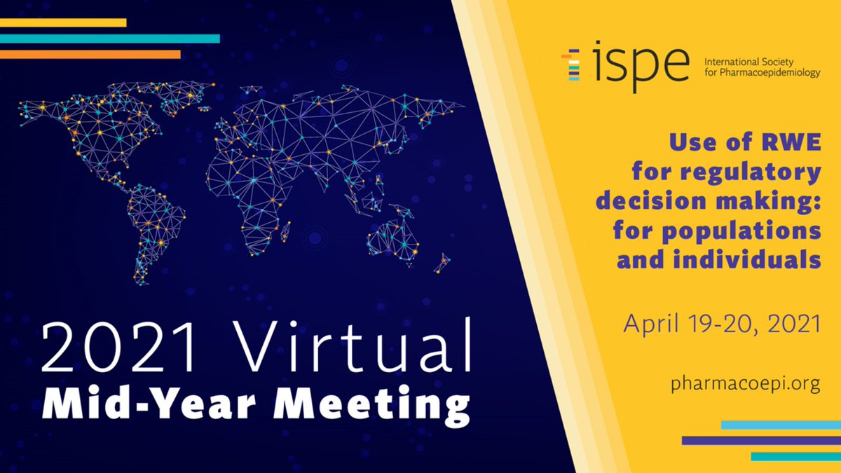 🌟 🌟 Day 2 of #ISPEMY21 does not let up! We kick off the day with an all-star panel exploring #bigdata and #machinelearning

Join the meeting here: buff.ly/3mmjxKX