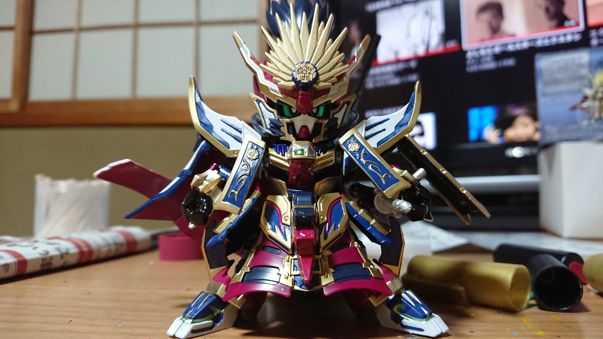 むむむ 信長ガンダムエピオンの進捗状況 まだ完成ではないけど塗装地獄で精神が病んできたので取り敢えず今日は仮組だけで終了 明後日にはちゃんとした完成品を出します 笑 むむむ 信長ガンダムエピオンの進捗状況 まだ完成ではないけど塗装地獄で精神が病んできたので取り敢えず今日は仮組だけで終了 明後日にはちゃんとした完成品を出します 笑