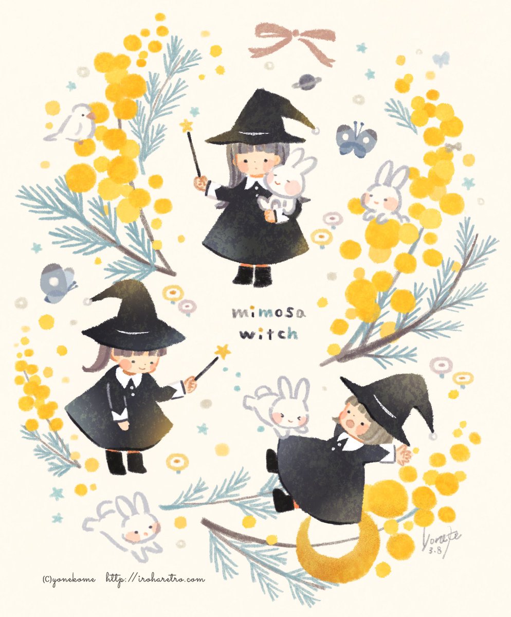 よねこめ イラストレーター S Tweet お花と動物たち 私の作品もっと沢山の人に広がれ祭り Trendsmap