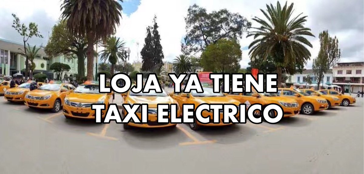 Pide tu taxi sin contaminación con total seguridad ...#gentedelojaecuador