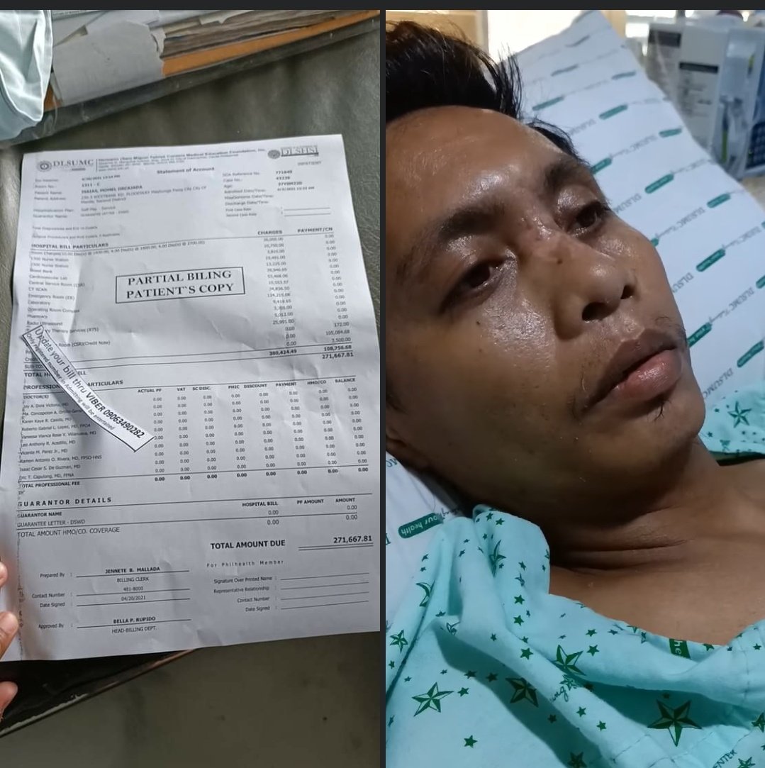 ‼️PLEASE RETWEET‼️

Help me spread the word guys so more people can help my cousin. He's already losing the will to live coz of this accident. All of his limbs are broken and also his face. Metal implants are needed but it is costly and we cant afford it :( 

Please help us :(