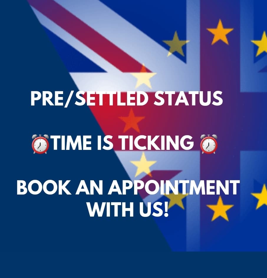 📅📅📅REMINDER📅📅📅

C'e' tempo fino al 30 Giugno 2021 per presentare la domanda di Pre o Settled Status, contattate #InasCislUK per fissare un #Appuntamento!

❌❌❌email: mail@inasitalianwelfare.co.uk❌❌❌
#Londra ☎️020 7834 2157
#Bedford☎️01234 327509
#Watford☎️01923 213453