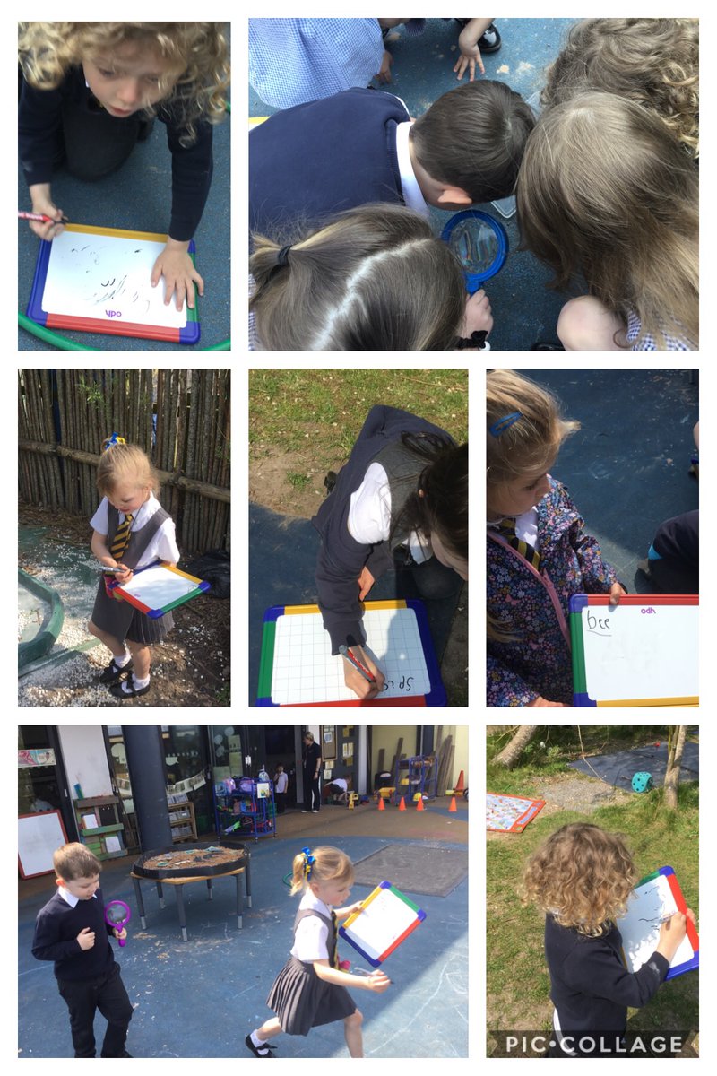 We love exploring outdoors. We used magnifying glasses to search for mini-beasts and write a list of them. <a href="/MrsRiley99/">Croxteth Primary Year 1/2R</a> <a href="/CroxtethC/">CroxtethCPS</a> <a href="/RainbowEduMAT/">Rainbow Education MAT</a>