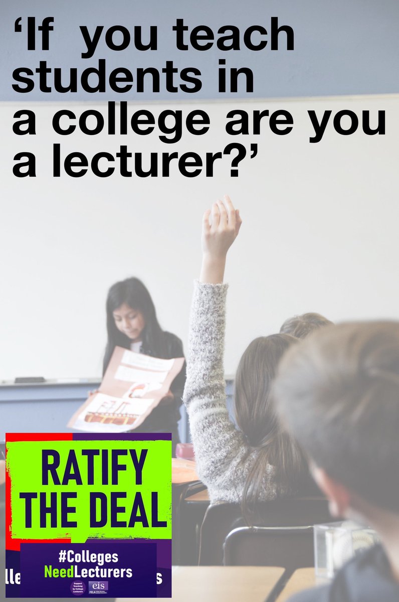 Some points worth making #CollegesNeedLecturers