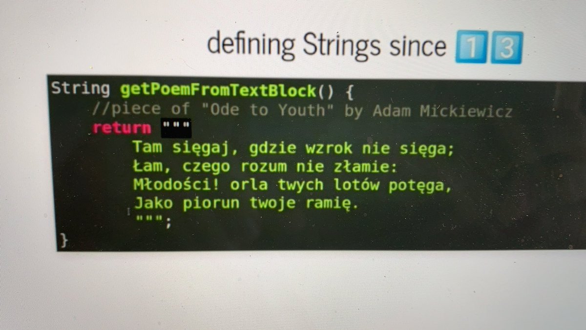 DogDeveloper's tweet image. Por fin joder xD

Multiline String en Java

#codeconf21es