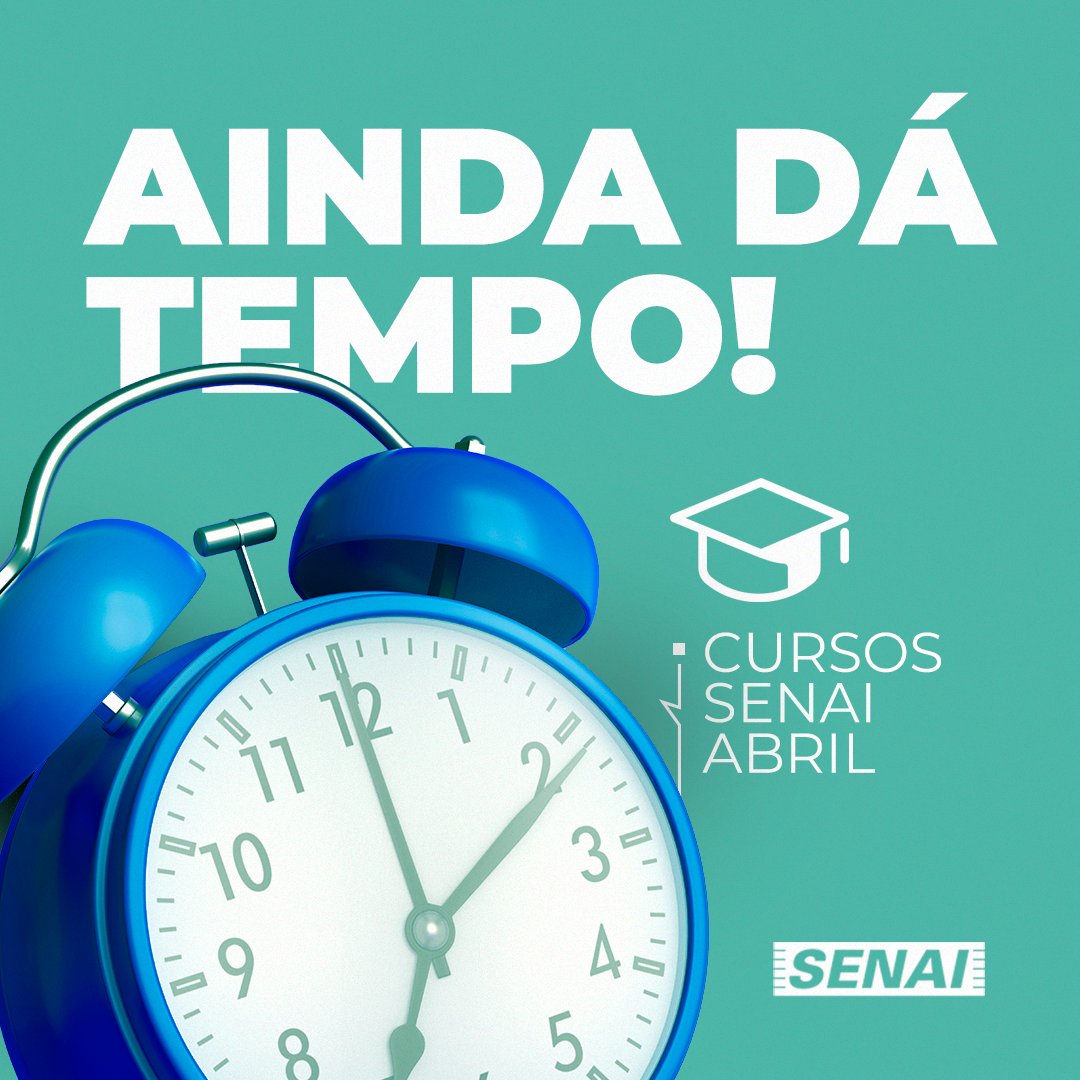 SenaiRN's tweet photo. Já conferiu os cursos que estão abertos em abril? 😉

Ainda dá tempo de se capacitar até o final do mês. Aproveite as oportunidades e se inscreva em um dos nossos cursos no Mundo Senai. 

💻 Acesse: https://t.co/cAInaW1ynn 

#SenaiRN #Cursos #Oportunidades #Treinamento https://t.co/3aGxgxbNUC