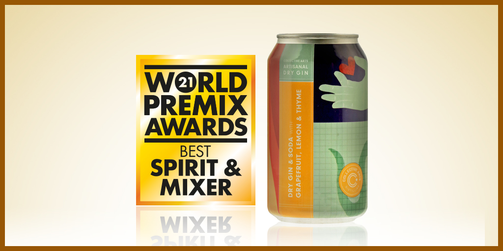 TheDrinksAwards's tweet photo. First up, we have the World's Best Spirit and Mixer, which goes to…Collective Arts Distilling, Dry Gin and Soda with Grapefruit, Lemon and Thyme! #WorldsBest #WorldPremixAwards https://t.co/myRQ91KsUe