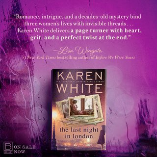 Happy Book Birthday to my 29th novel—THE LAST NIGHT IN LONDON. On sale now! <a href="/BerkleyPub/">Berkley Publishing</a> <a href="/LisaWingate/">LisaWingate</a> #HistoricalFiction #ww2fiction #southernfiction #London