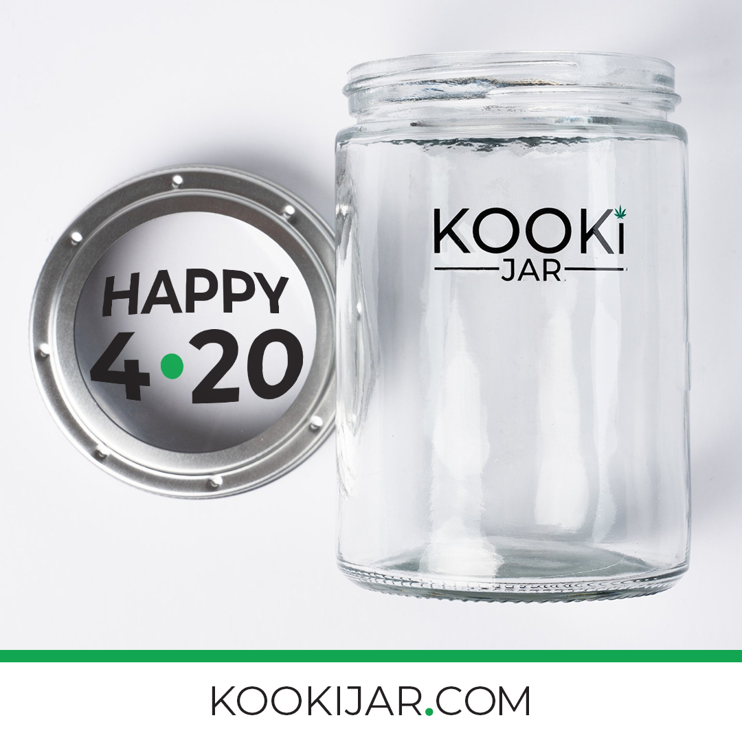 Happy 420 from all your friends at KookiJar. 4/20Day. #420day #420life #420Canada