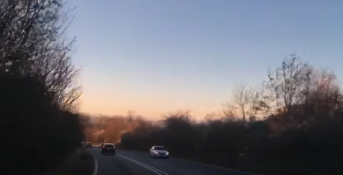 it's pretty likely that this video (later included in miss americana) was taken around this time, as she's driving on the left side of the road and they're in the uk