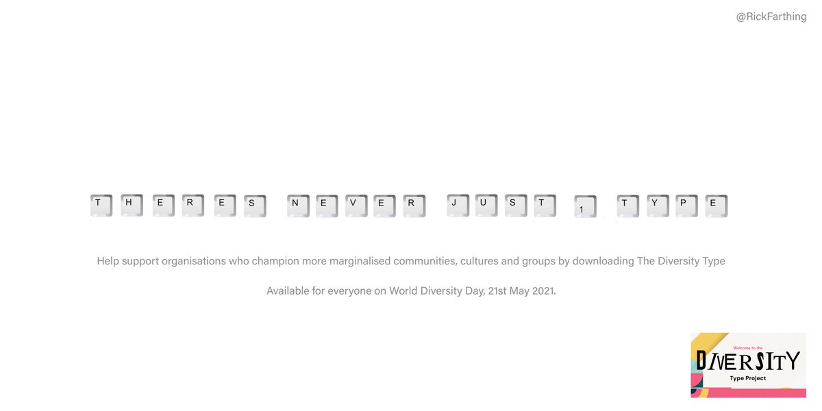 RickFarthing's tweet photo. First OMB in a while... A lovely brief to come back to. 

@wearedistillery @OneMinuteBriefs https://t.co/5QAO8dNHRI #diversitytype https://t.co/S02jrD4Ebi