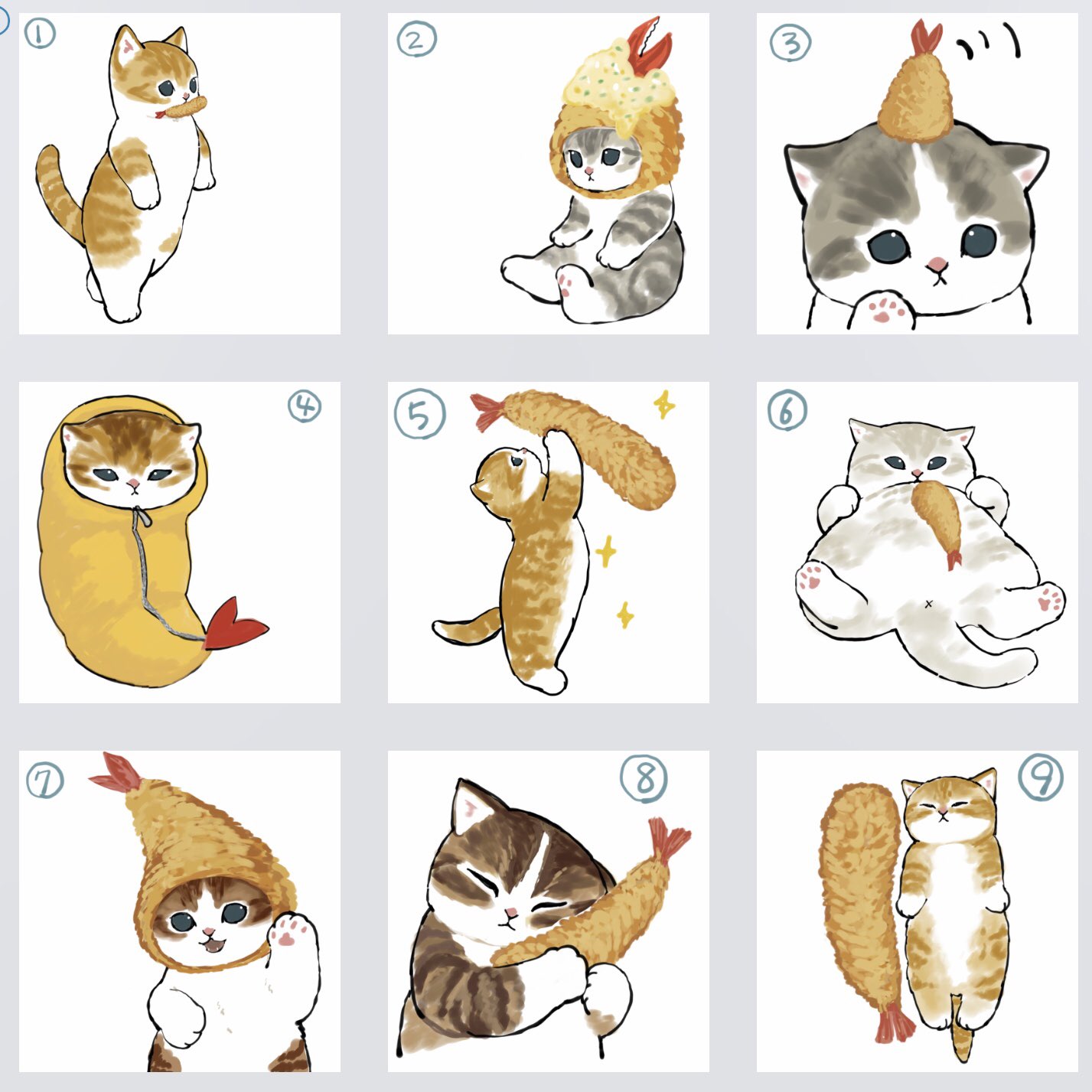 ぢゅの えびにゃんlineスタンプ作成中 イラストに会う言葉を募集しております 何のお礼も出来ませんがリプライに記載して頂けると嬉しいです 面白い擬音語も募集しております T Co Fjaq1jt2k3 Twitter