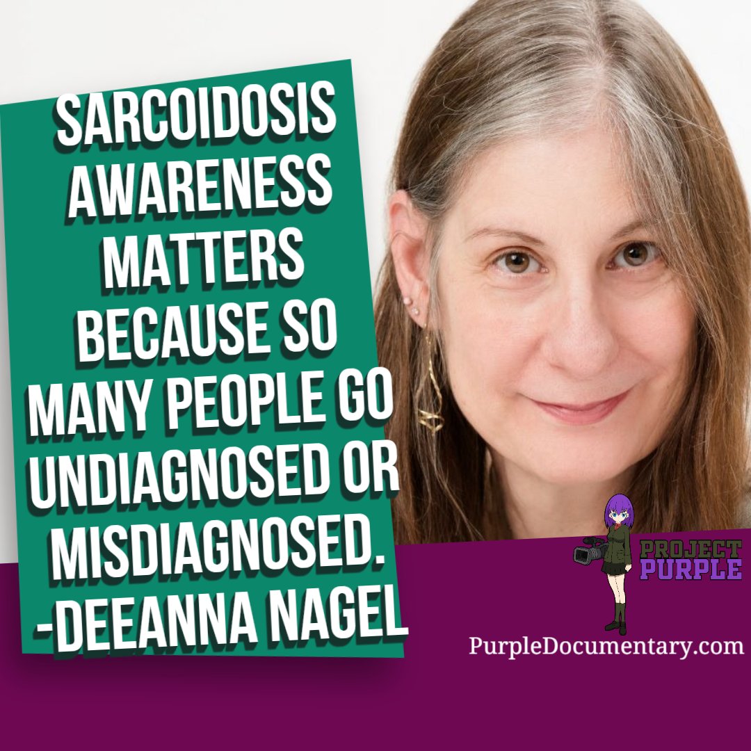 April is Sarcoidosis Awareness Month. Thank you @sarcoidfilm  for producing a documentary about sarc. #sarcoidosis #documentary #sarcoidosisawareness #sarcoidosisdisease #medicaldocumentary #invisibleillnessawareness #sarcoidoisiswarrior #sarcoidosisawarenessmonth #sarcoidstories