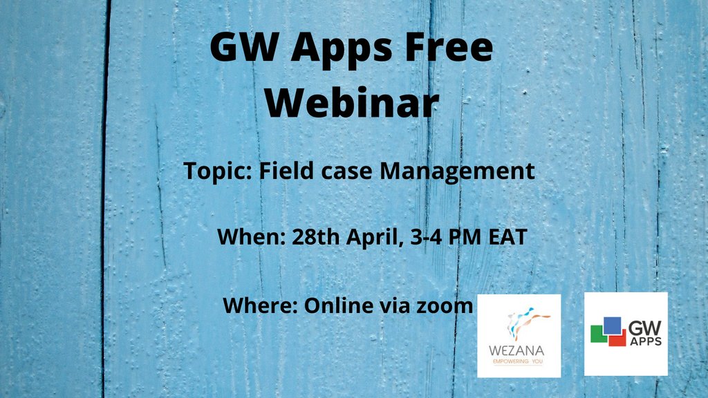 WezanaHub's tweet photo. Join us for our April Webinar. Register here https://t.co/DmilVOiwnv
#GWApps #NoCode #GWAppsFreeWebinar #Wezana #CaseManangement https://t.co/yWV5aDyjCE