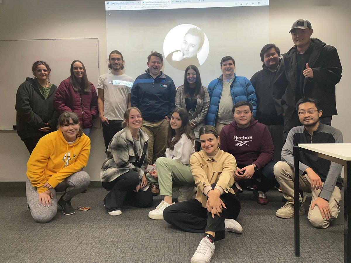 KateAtDeakin's tweet photo. “Can we get a group picture to put on Twitter?” On campus classes done &amp; dusted 🥲 #ALM101

@angellica_skr @CamrynHowell @BethRob29452718 @jaydeevelynmia @14ljmeyer @maddison_jolly @joshamcf @SashaSkourlis @Mullertonne @pistorock @Jrwwxl925 @dadi19900510 @JosephJobana https://t.co/uL7hOOdfCB