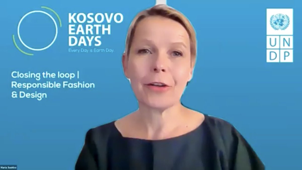 Heart-warming thanks 💚 to @KRENARERUGOVA, @hanekzubek, Nikki Murseli and Vesa Salihu for taking us through their innovative paths in reinventing #fashion👗!

👉 youtu.be/GOnT3WCzGIM

UNDP and today’s guests have exciting plans together!🤩 #KosovoEarthDay🌎
