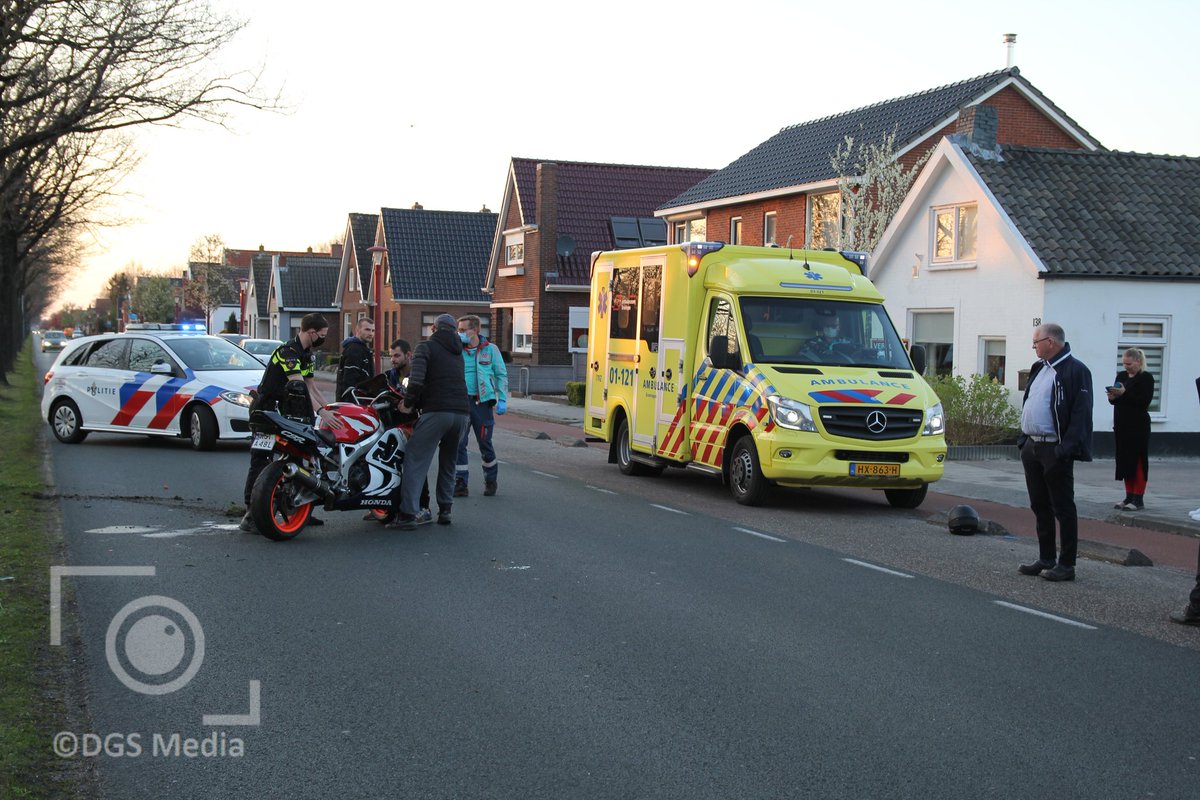 Melding verkeersongeval Schoolstraat Musselkanaal