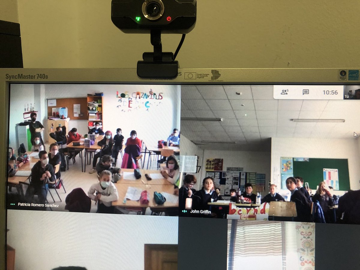 Castra_Caecilia's tweet photo. Empezamos las movilidades virtuales y las conexiones on line con el colegio @wghns en Watergrasshill , Cork ( Ir).
Fantástico trabajo 4°C.
#MiErasmusplus
#Erasmusplus
#Sepiegob
#UpeCaceres
#CprCaceres https://t.co/q3bUJjoUsV