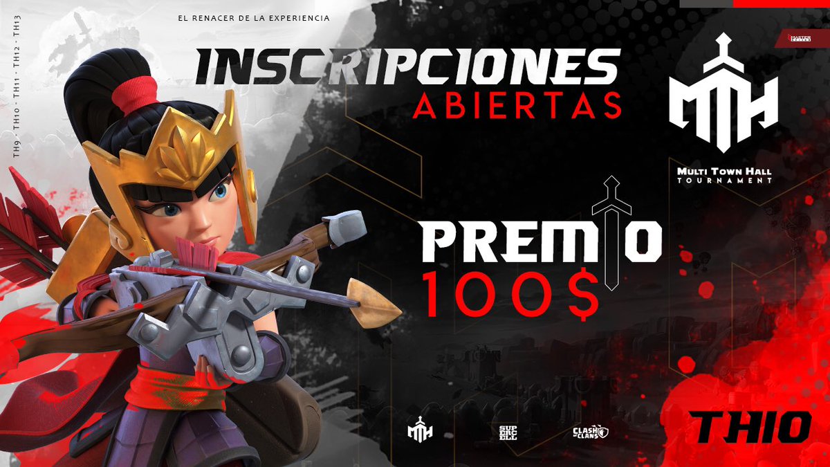 🔰Hemos Abierto Inscripciones🔰 
♻️Modalidad  TH10 ♻️ 5 vs 5♻️
con un Premio base de $100 ♻️

🔰We have Open Registration
TH10mode 5 vs 5♻️
with a base Prize of $ 100
♻️Puedes inscribir tu clan utilizando el link🔰
♻️Youcan register your clan using link🔰
forms.gle/h3F8SxHais3N7v…