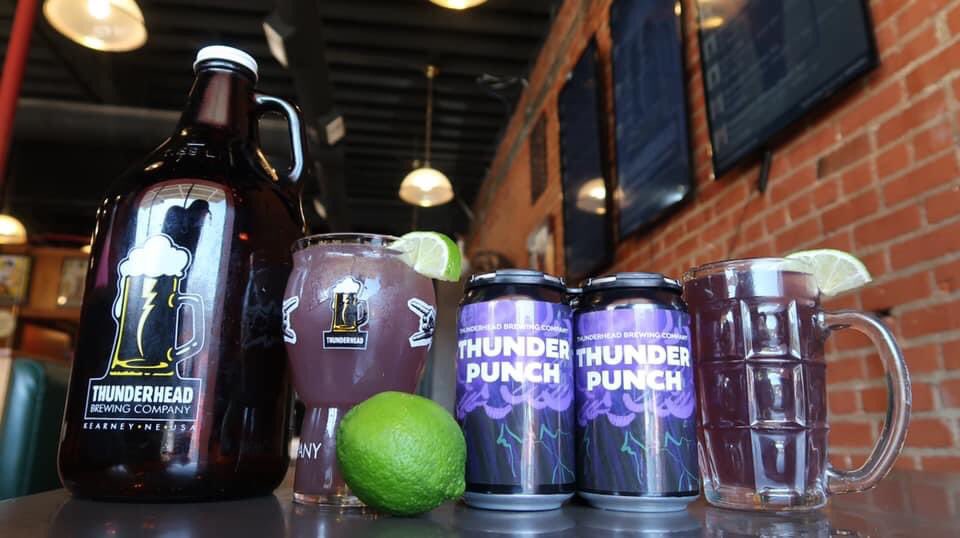 It’s Tuesday, and you know what that means.... Thunderpunch! $2.25 a glass every Tuesday. (And now in grape, cherry, and lime.) 🍇🍒
