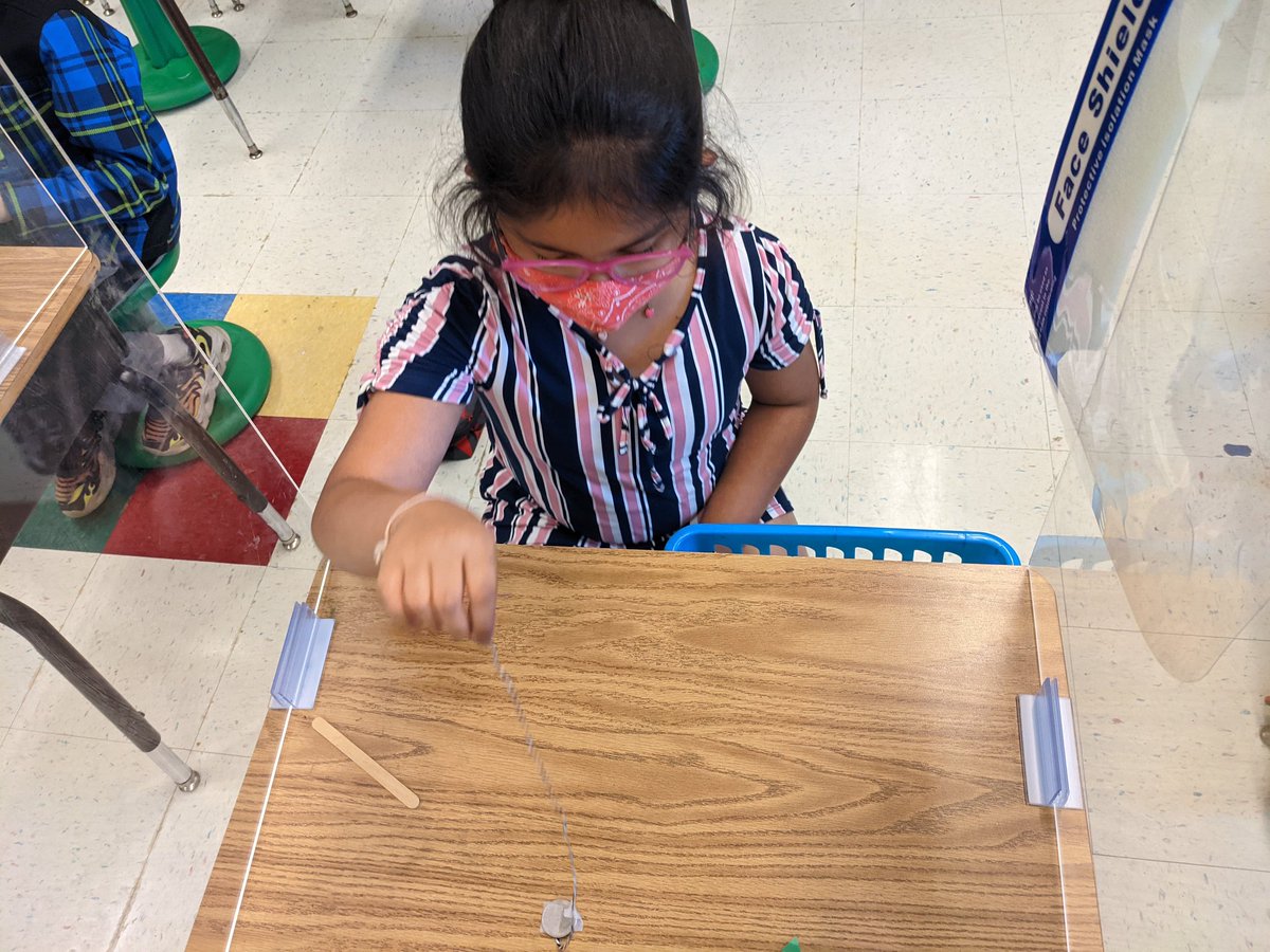 Yay science! We're learning about pushes and pulls with Ms Ninestein